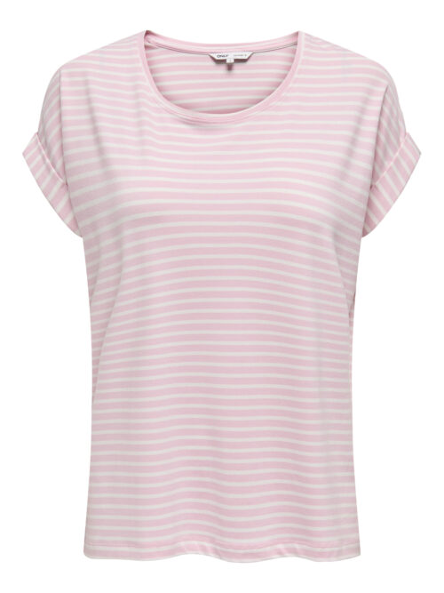 only ONLMOSTER STRIPE S/S O-NECK TOP JRS