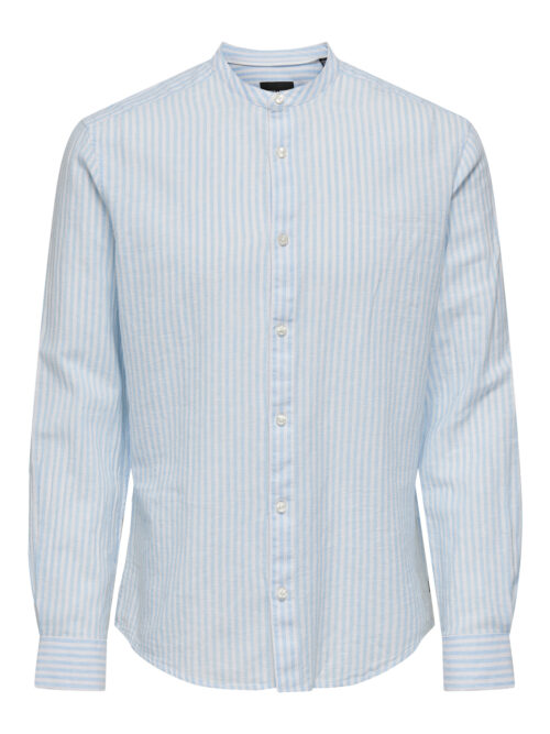 ONLY & SONS ONSCAIDEN LIFE LS MAO STRIPE LINEN