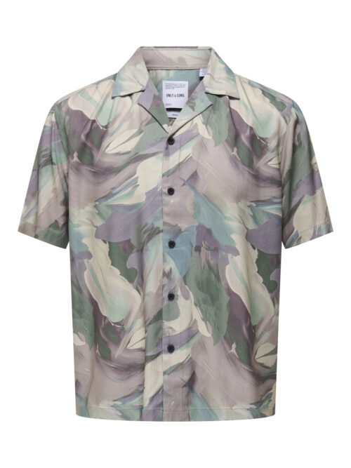 ONLY & SONS ONSDASH LIFE REG AOP SS 001 RESORT