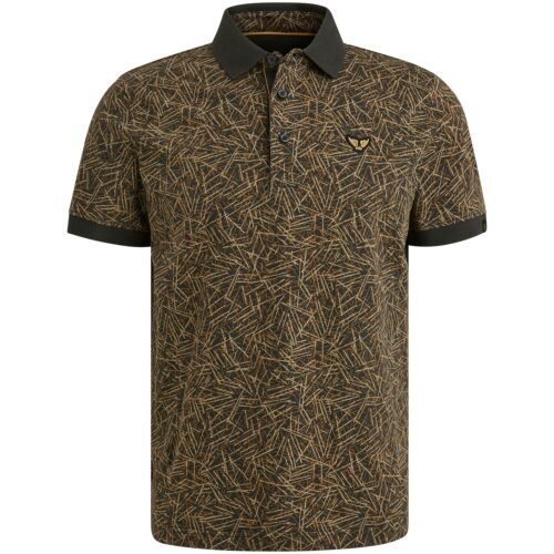 PME Short sleeve polo slub jersey