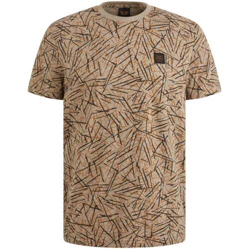 PME Short sleeve r-neck slub jersey ao