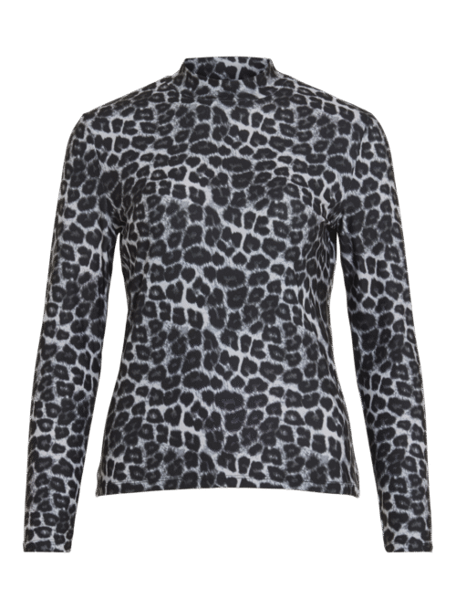 VILA VILEOA L/S HIGH NECK TOP - NOOS