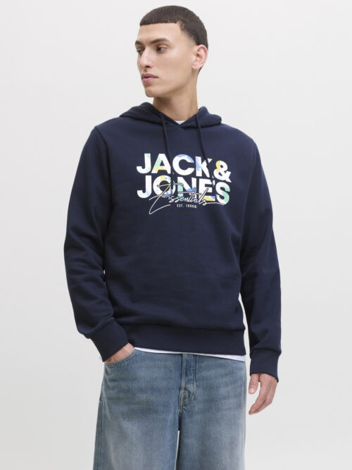 JACK & JONES JJGEPLAS SWEAT HOOD LN