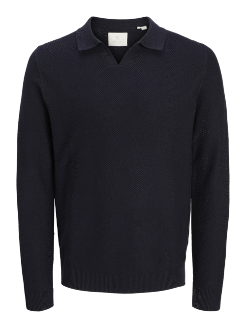 JACK & JONES JPRBLAEASTON KNIT SPLIT NECK LS SN