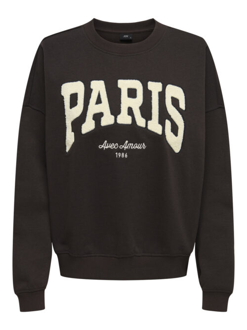 JDY JDYMESA L/S O-NECK EMB SWEAT JRS NO