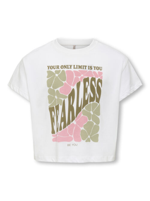 Kids Only KOGDUFFIE LIFE S/S PRINTED TOP JRS