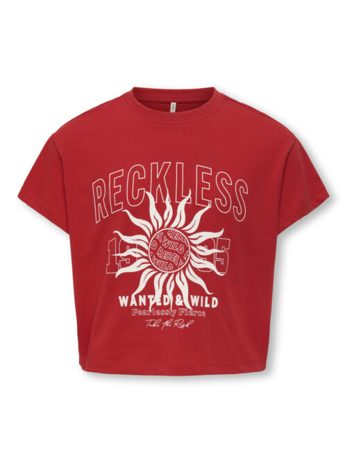 Kids Only KOGDUFFIE LIFE S/S PRINTED TOP JRS