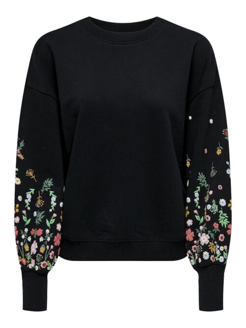 only ONLBROOKE L/S O-NECK FLOWER SWT NOO