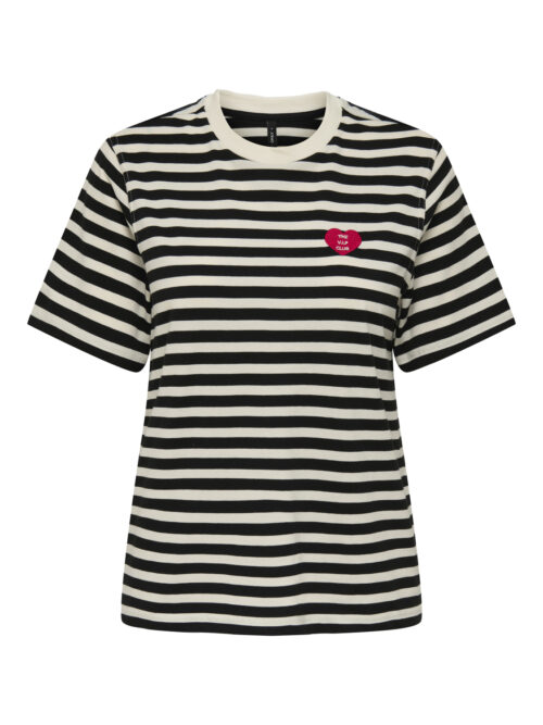 only ONLLIVINA S/S O-NECK STRIPE TOP BOX