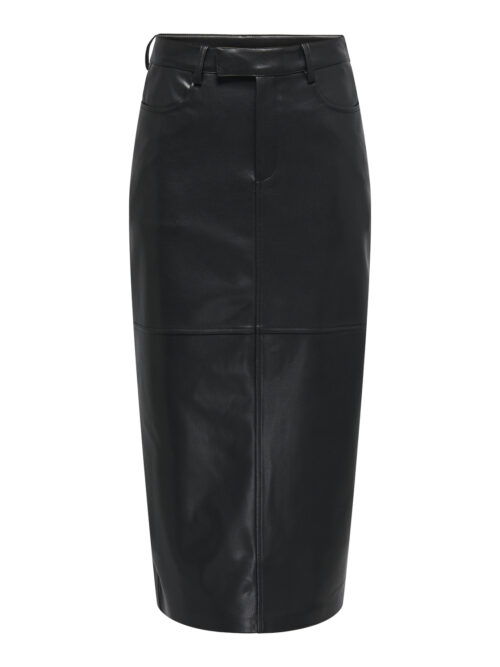 only ONLVERONA FAUX LEATHER LONG SKIRT C