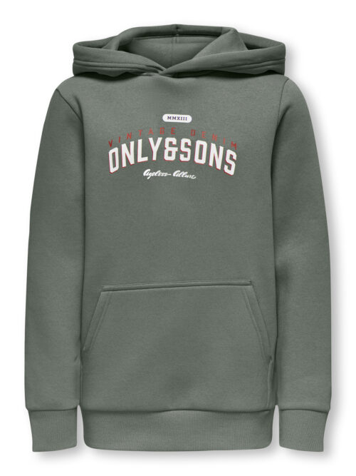 ONLY & SONS KIDS OSJCERES REG VINTAGE PRINT HOOD SWT