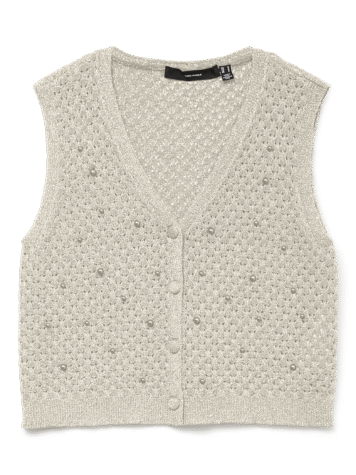 Vero Moda VMAMALFI SHINE SL V-NECK SHORT VEST