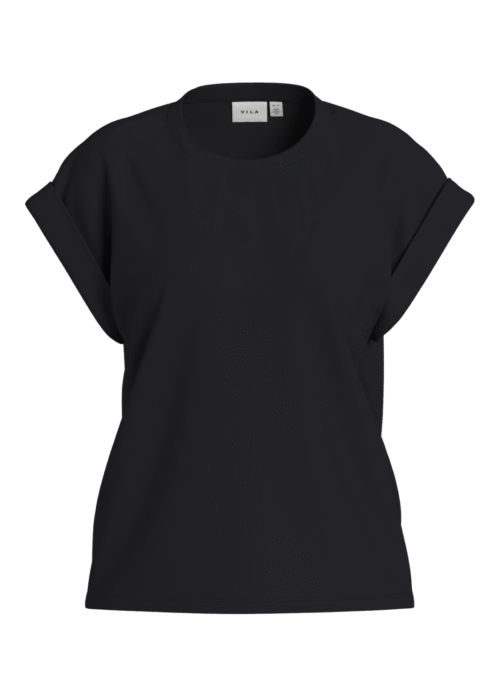 VILA VISIFFI O-NECK SLEEVE TOP/PB