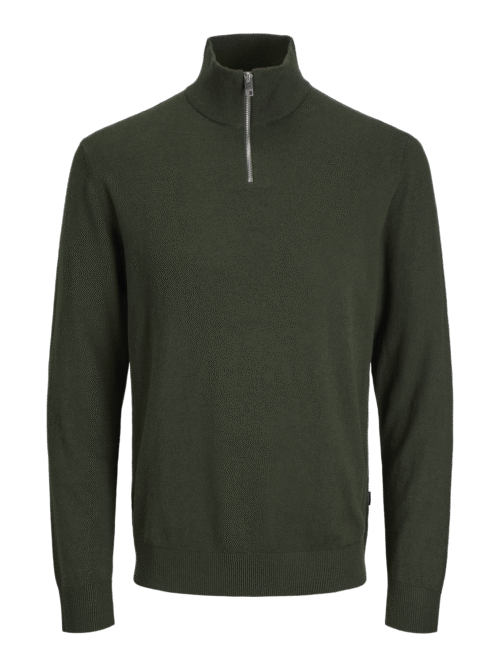 JACK & JONES JJEEMIL KNIT HALF ZIP NOOS