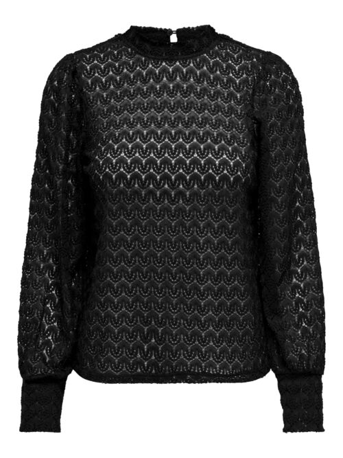 JDY JDYAVERY L/S LACE TOP JRS NOOS
