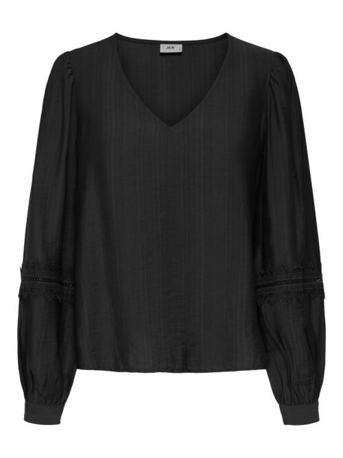 JDY JDYAYLA L/S LACE TOP WVN