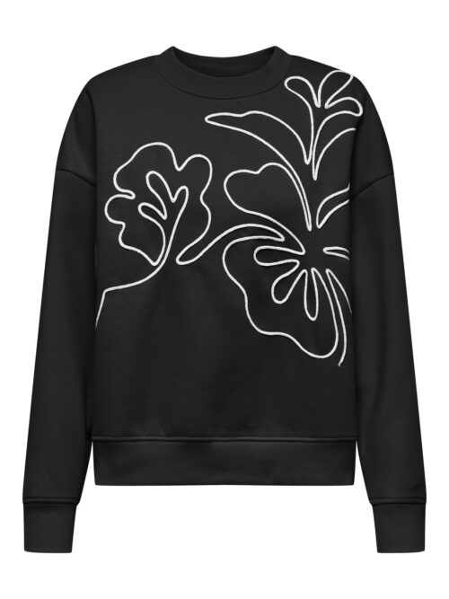JDY JDYCANOA L/S EMB SWEAT JRS NOOS