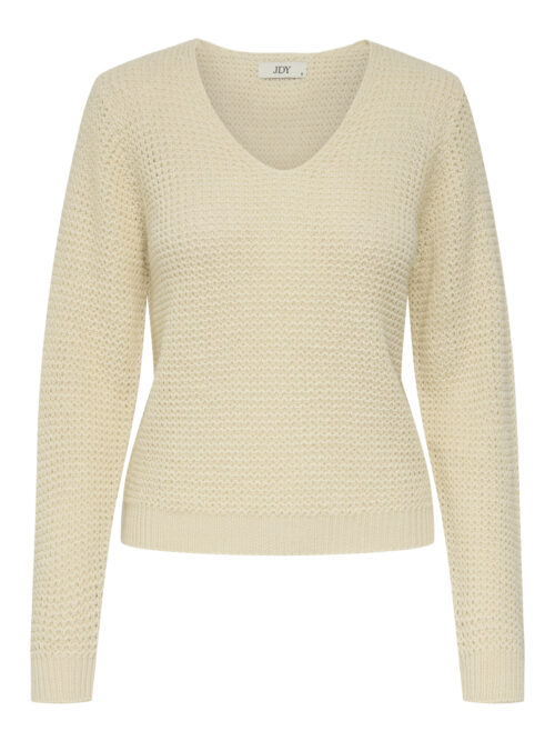 JDY JDYELLEN L/S V-NECK PULLOVER KNT