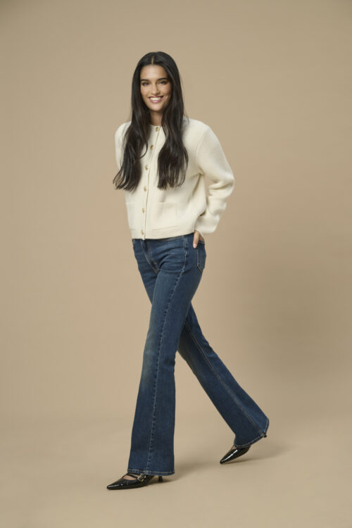 JDY JDYKATHY HW FLARED JEANS DNM NOOS