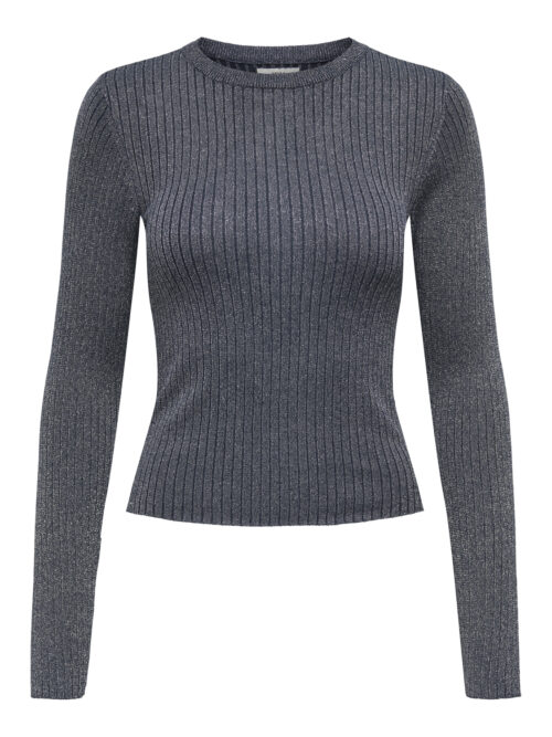 JDY JDYPLUM LUREX L/S O-NECK PULLOVER K