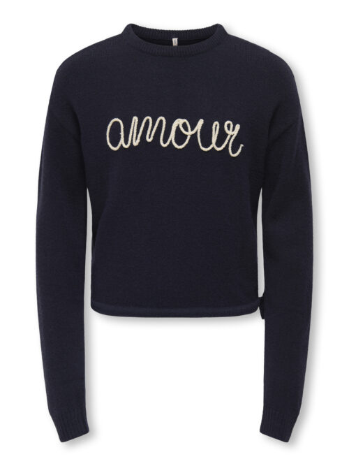 Kids Only KOGKATIA LS TEXT O-NECK CP KNT