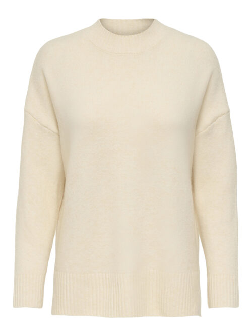 only ONLHAZEL LS HIGHNECK OVERS PULL KNT