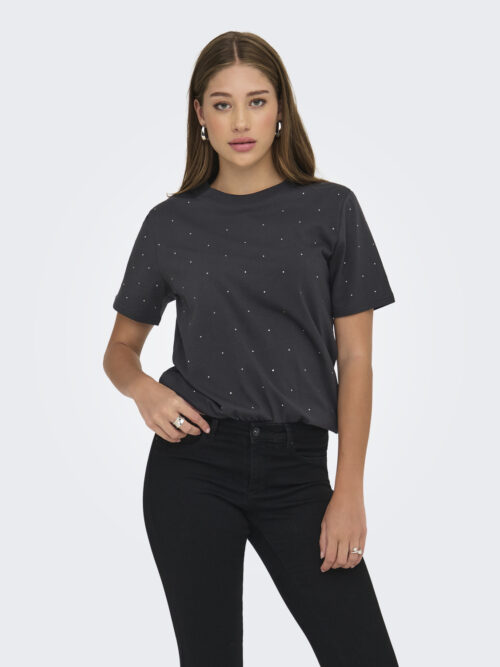 only ONLMONJA S/S STUDS TEE JRS