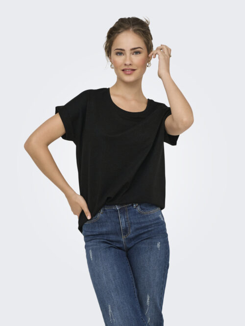 only ONLMOSTER GLITTER S/S TOP NOOS JRS