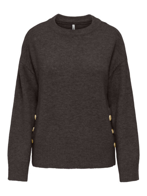 only ONLRENE LIFE LS BUTTON O-NECK CC KN