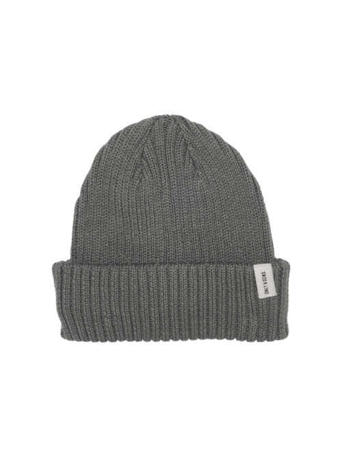 ONLY & SONS ONSRYAN RIB FISHERMAN BEANIE NOOS