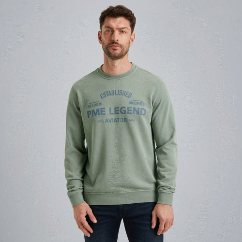 PME Crewneck terry garment dyed