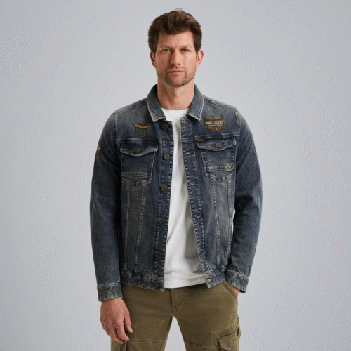 PME DENIM JACKET DOUBLE CROSS VINTAGE