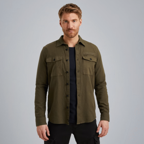 PME LONG SLEEVE SHIRT Quilt Poplin