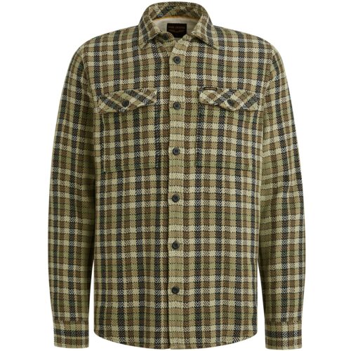 PME LONG SLEEVE SHIRT Small Herringbon