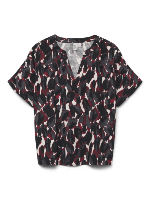 Vero Moda VMFANINI S/S V-NECK TOP WVN BTQ GA