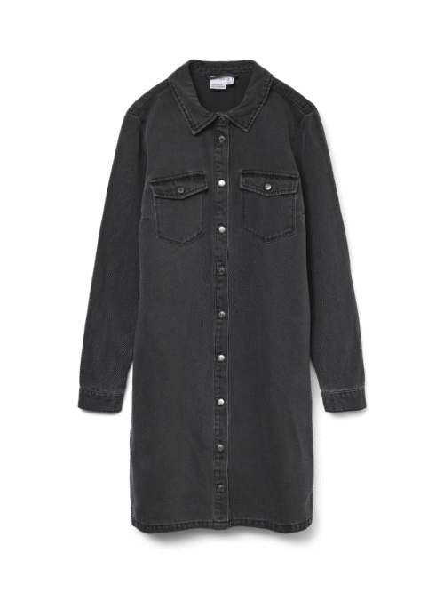 Vero Moda VMJENNIE LS SHORT DENIM DRESS GA NO
