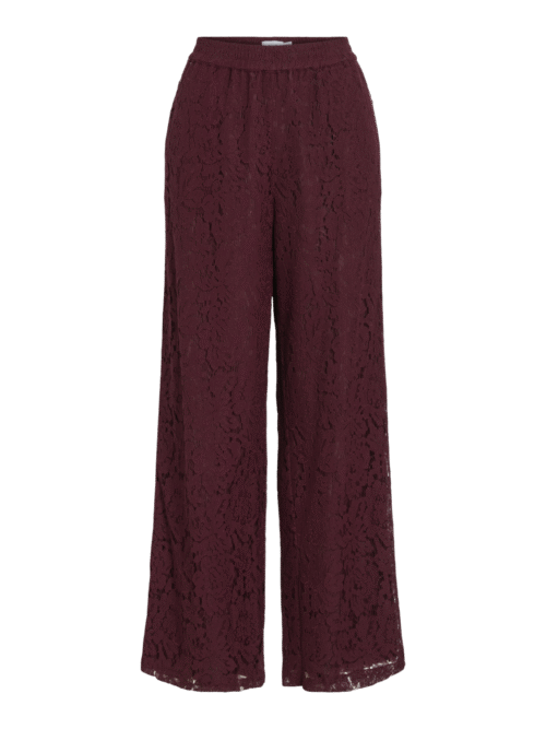 VILA VIOLINE HW LACE PANTS