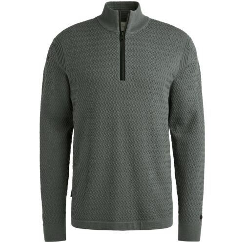 Cast Iron Half zip collar ecovero