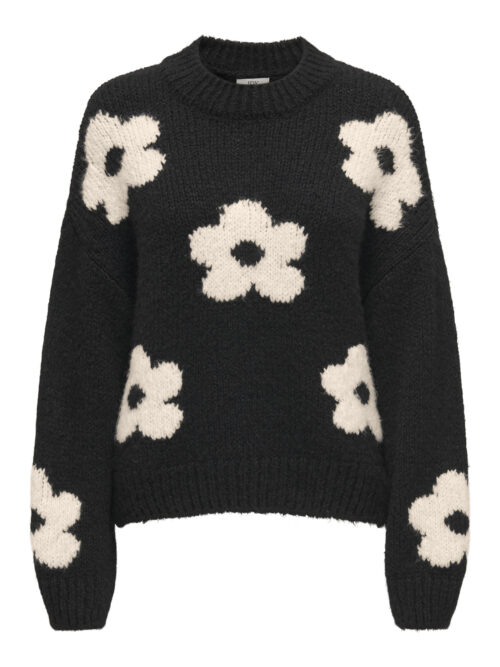 JDY JDYKILIAN FLOWER L/S PULLOVER KNT