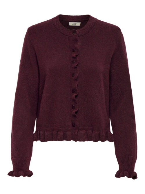 JDY JDYLETTY L/S ON FRILL CARDIGAN KNT