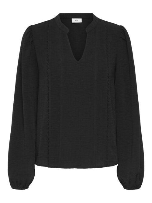 JDY JDYRACHEL LIFE L/S V-NECK TOP WVN