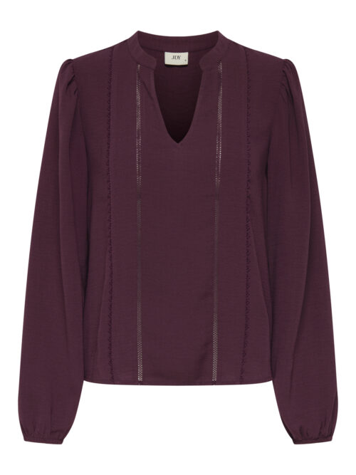 JDY JDYRACHEL LIFE L/S V-NECK TOP WVN