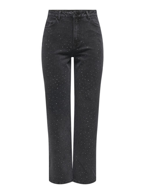 JDY JDYSTINE STONE HW STRAIGHT JEANS DN