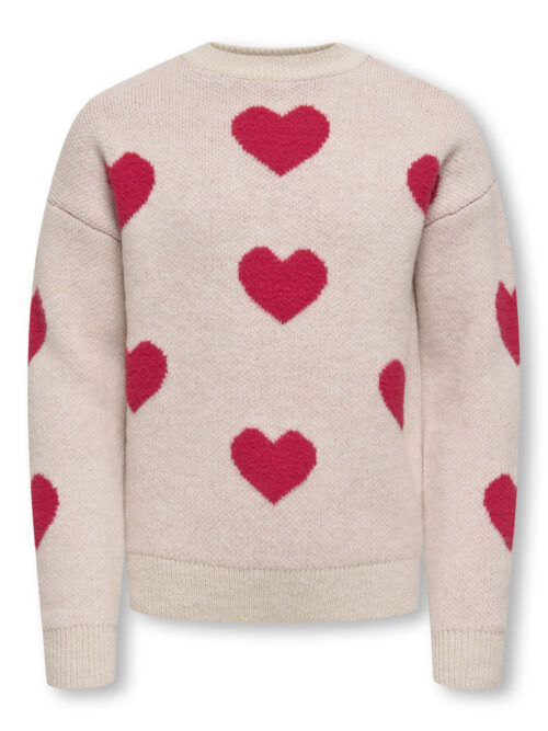 Kids Only KOGNAJA L/S FLOWER PULLOVER KNT