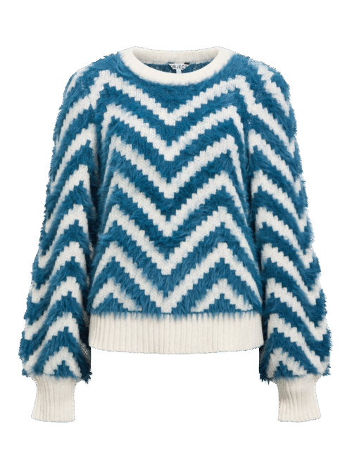 Object OBJHOLLOW L/S RE KNIT PULLOVER NOOS