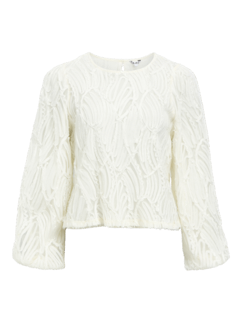 Object OBJLUCIE L/S RE O-NECK TOP NOOS