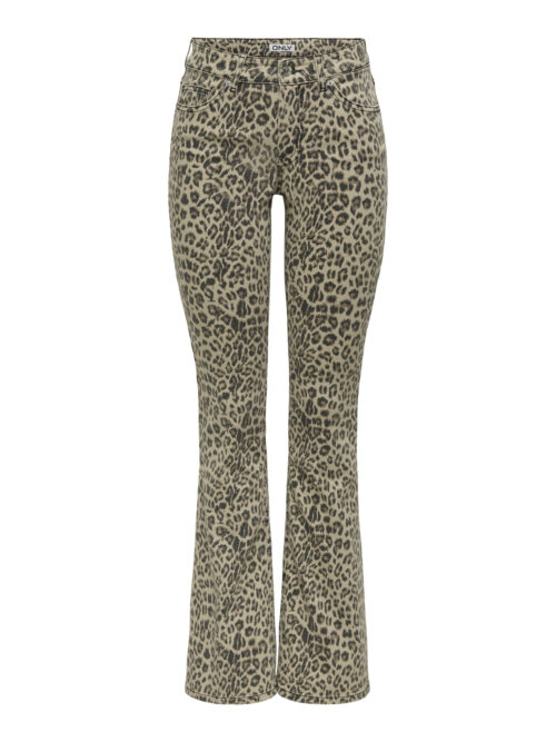 only ONLBLUSH MID FLARED LEO DNM DOT CS