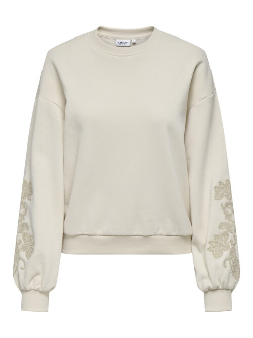 only ONLBROOKLYN L/S EMBROIDERY BOX SWT