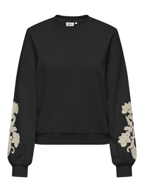 only ONLBROOKLYN L/S EMBROIDERY BOX SWT