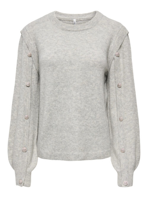 only ONLRENE LIFE LS BUTTON O-NECK CS KN